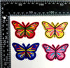 Multi Pcs Butterfly Theme Sew-On Iron-On Embroidered Applique Patches