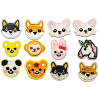 Multi Pcs Cute Animals Theme Sew-On Iron-On Embroidered Applique Patches