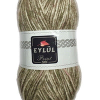 1x Eylul Print Medium Crochet and Knitting Yarn 100g