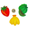 6x Multi Design Fruits & Vegetable Theme Sew-On Iron-On Applique Patches