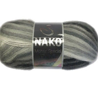 1x Nako Moher Special Ebruli 80% Premium Acrylic 10% Mohair 10% Wool 100g