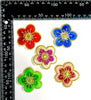 Multi Pcs Flower Theme Sew-On Iron-On Embroidered Applique Patches