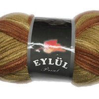 1x Eylul Print Medium Crochet and Knitting Yarn 100g