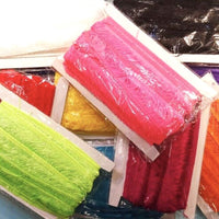 1x Yard Silky Fringing Tassel Trim 50mm Width - Choose your Colour