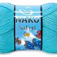 1x Nako Saten Crochet, Knitting Yarn 100g