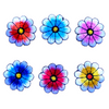 Multi Pcs Flower Theme Sew-On Iron-On Embroidered Applique Patches