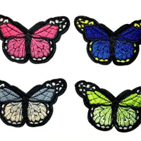 Multi Pcs Butterfly Theme Sew-On Iron-On Embroidered Applique Patches