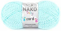 1x Nako Baby Piril 94% Premium Acrylic 6% Metallic Polyester 50g Yarn