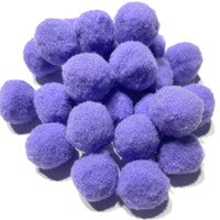 25x Large 20mm Pom Poms - Pick Your Colour