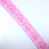 2x Yards Bright Coloured 40mm Wide Scalloped Polyester Floral Lace Trim