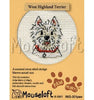 1x Mouseloft Paw Prints Dogs & Puppies Mini Cross Stitch Kit