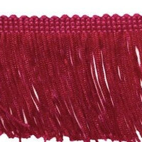 1x Yard Silky Fringing Tassel Trim 50mm Width - Choose your Colour