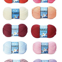 1x Nako Saten Crochet, Knitting Yarn 100g