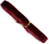 2x Yards 10mm Velvet Woven Ribbon Trim  - Choose your Size and Colour