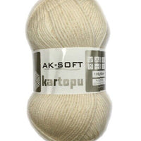 1x Kartopu AK Soft 100% Acrylic 100g Crochet and Knitting Yarn