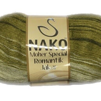 1X Nako Moher Special Romantik Jakar 100g Fine Crochet and Knitting Yarn