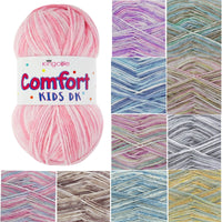 1x King Cole Comfort Kids DK 60% Acrylic 40% Polyamide 100g Knitting Yarn