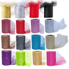 3x Yards 150mm Glitter Sequin Tulle Ribbon Sparkling Mesh for Crafts