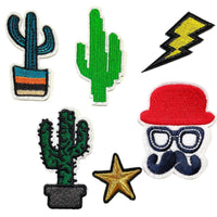 Multi Pcs Cute Mix Theme Sew-On Iron-On Embroidered Applique Patches