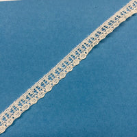 10x Yards 9-12mm Polyester Lace Choose from White, Off White or Beige