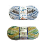 1x Nako Baby, Baby Tweed Joyful 100% premium acrylic 100g Yarn