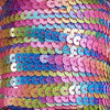 Colourful Rainbow Sequin Ribbon Lace & Sequin Mix Trim - Choose Your Trim