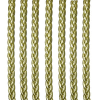 2x yards Metallic 10mm Webbing Braid Trim