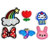 Multi Pcs Cute Mix Theme Sew-On Iron-On Embroidered Applique Patches