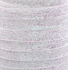 5x Yards 10mm Glitter Sparkly Velvety Polyester Ribbon - Pick Your Colour