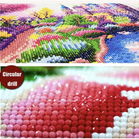 1x 5D Full Drill Scenery Resin Diamond Art Dots Embroidery Painting Art Kit