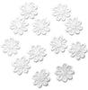 24x White Daisy Flower 20mm/25mm Embroidered Giupure Sew on Applique Patches