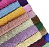 2x Yards Bright Coloured 40mm Wide Scalloped Polyester Lace Trim