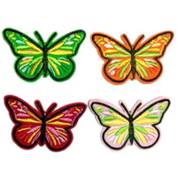 Multi Pcs Butterfly Theme Sew-On Iron-On Embroidered Applique Patches