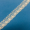 2x Meters 32mm/35mm Crochet Like Cotton Lace Trim - Red or Beige