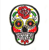 1X Embroidered Sugar Skull Iron On Sew On on Applique Patches