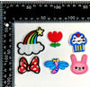 Multi Pcs Cute Mix Theme Sew-On Iron-On Embroidered Applique Patches