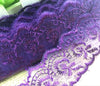 2x Yards Bright Coloured 40mm Wide Scalloped Polyester Lace Trim