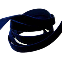 2x Yards Velvet Woven Ribbon Trim  - Choose your Size and Colour