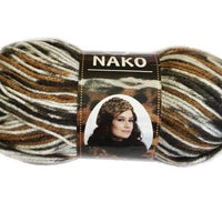 Nako Safari 100% Acrylic 100g Crochet and Knitting Yarn