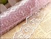 2x Yards Bright Coloured 40mm Wide Scalloped Polyester Lace Trim