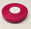 1x Roll 24yds 12mm Satin Single Sided Ribbon - Pick Your Colour