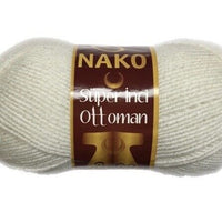 1x Nako Super Inci Ottoman 70% Premium Acrylic 25% Wool 5% Metallic Polyester