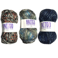 1x Knitco Spaghetti Effect 100% Acrylic100g Chunky Crochet and Knitting Yarn