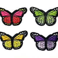 Multi Pcs Butterfly Theme Sew-On Iron-On Embroidered Applique Patches