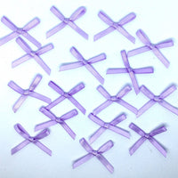 50x Mini Handmade Satin 30mm Ribbon Bow for Crafting