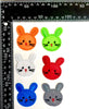 Multi Pcs Cute Animals Theme Sew-On Iron-On Embroidered Applique Patches