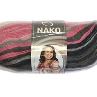 1x Nako Moher Special Ebruli 80% Premium Acrylic 10% Mohair 10% Wool 100g