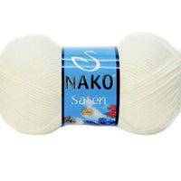 1x Nako Saten Crochet, Knitting Yarn 100g