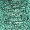 5x Yards 10mm Glitter Sparkly Velvety Polyester Ribbon - Pick Your Colour