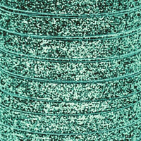 5x Yards 10mm Glitter Sparkly Velvety Polyester Ribbon - Pick Your Colour